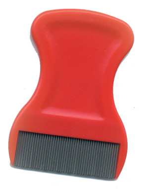 Short Tooth Metal Lice Comb