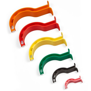 Oral Airways Set of 6 in Poly Bag