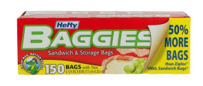 Economy Sandwich Bags, 6.75"x 8", Twist Tie (150/Bx)