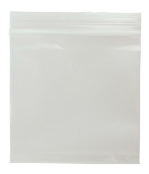 Economy Storage Bags, 4" x 4", Zipper Seal, 4 mil (100/Pkg)