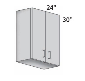 [$] Clinic Wall Cabinet, 2 Doors and 1 Adjustable Shelf