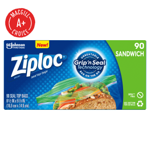 Ziploc® Sandwich Bags, 90/Box, 12 Boxes/Case