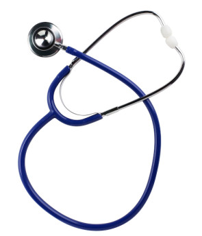 Economy Dual Head Stethoscope, Blue