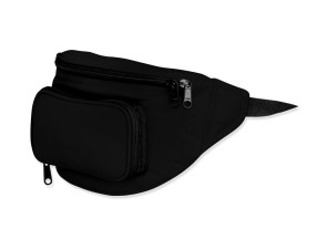 Nylon Fanny Pack, Black