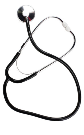 Economy Single Head Stethoscope, Black