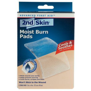 (Out of Stock) Spenco® 2nd Skin® 3" x 4" Burn Pads, 3/Box