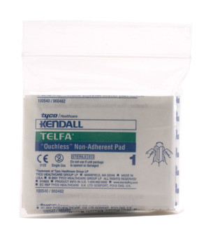 Kendall Sterile 2" x 3" Telfa Pads, 10/Box