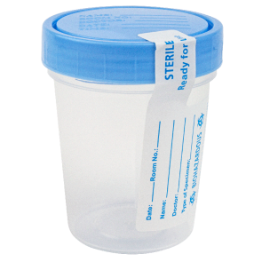 Specimen Container with Lid, 4 oz., Sterile, Each