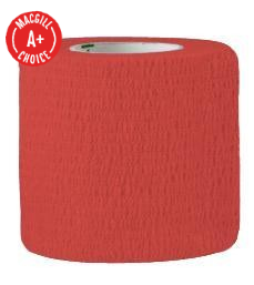 2" x 5 Yds Latex-Free Economy Self Adherent Wrap, Red