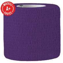 2" x 5 Yds Latex-Free Economy Self Adherent Wrap, Purple