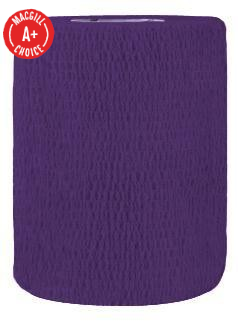 3" x 5 Yds Latex-Free Economy Self Adherent Wrap, Purple