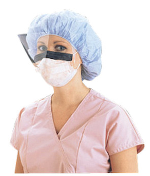 Fluid-Resistant Barrier Mask with Splash Visor