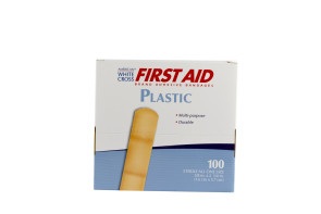 5/8" x 2-1/4" Kid-Size Plastic Bandages, 100/Box