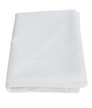 Pillow Case, White, Poly/Cotton Blend