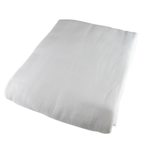 Blanket, Cotton Thermal 66" x 90", White