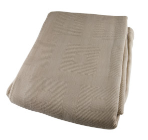 Blanket, Cotton Thermal 66" x 90", Beige