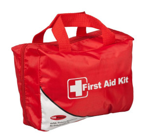 Soft-Sided Portable Fold Open First Aid Kit