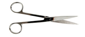 Operating Scissors, Straight, 6-1/2", Sharp/Sharp