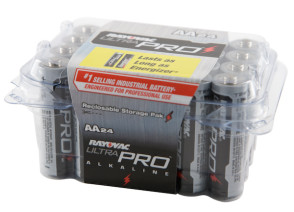 Rayovac® "AA" Alkaline Batteries, 24/Pack