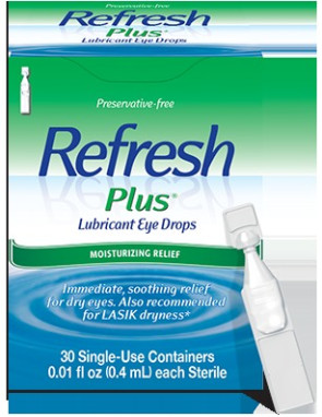 Refresh® Eye Drops, Single Use Twist-Off Vials, 30/Box