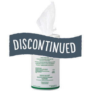 (Discontinued) Citrus II® Germicidal Wipes, 7" x 6", 125/Can