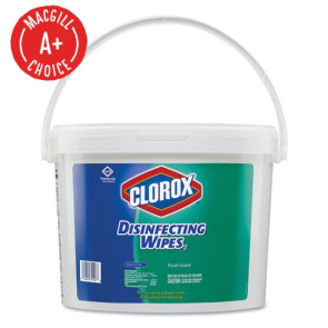 Clorox® Disinfecting Wipes, 700/Pack, w/Disp. Bucket