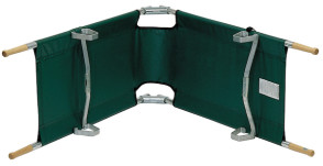 Easy-Fold Aluminum Pole Stretcher, 87" Long