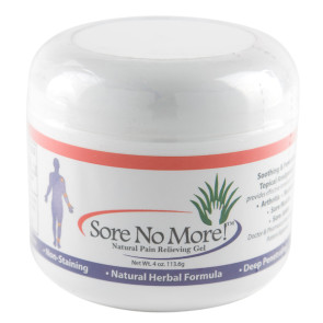 Sore No More!™ Natural Pain Relieving Gel, 4 Oz Jar