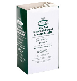 Economy Sterile 8" x 10" Combine Dressings, 16/Box