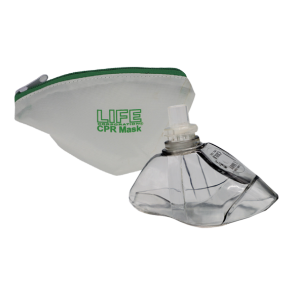 LIFE® CPR Mask - Mask, Valve & Zip-Bag