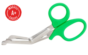 Para-Med Scissors, 7", Green
