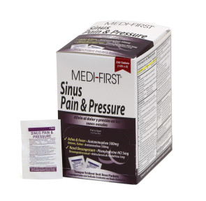 Non-Pseudo Sinus Pain & Pressure, 250/Box