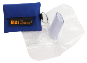 CPR Microkey® in Royal Blue Nylon Pouch