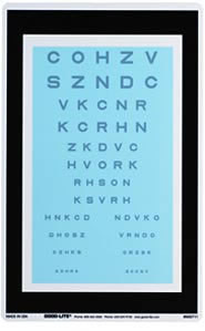 Good-Lite® Insta-Line  Vision Chart, Sloan Letters