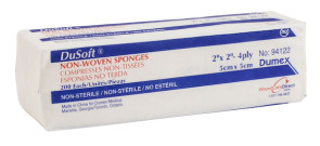 DuSoft Non-Sterile 2" x 2" Non-Woven Gauze Sponges 200/Bag