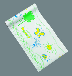 Exam Table Paper, Crepe, Bugs & Things 21" x 125', 6/Case