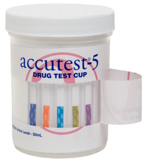 Accutest®- 5 Drug Urinalysis Test, 24/Box