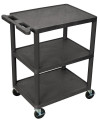 Luxor 3 Shelf Utility Cart