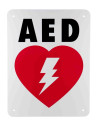 Flat AED Sign, 9" x 11.5"