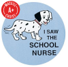"I Saw The School Nurse" Stickers, 500/Roll