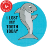 "I Lost My Tooth Today" Stickers, 500/Roll