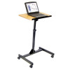 Luxor Adjustable Mobile Laptop Cart