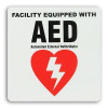 AED Facility Equipped Sticker