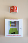 Combination Allergy Emergency Kit™ and AED Cabinet