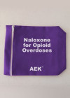 Overdose Narcan Carrying Bag, 5" x 7", Purple