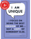 I Am Unique Poster, 11" X 17", Laminated