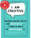 I Am Creative Poster, 11" x 17", Laminated