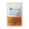 Tru-Colour® Assorted Bandages, Brown- Dark Brown, 30/pack