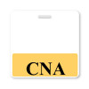 CNA Badge Buddy w/Yellow Border, Horizontal