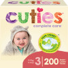 Cuties® Baby Diapers, Size 3, 200/case
